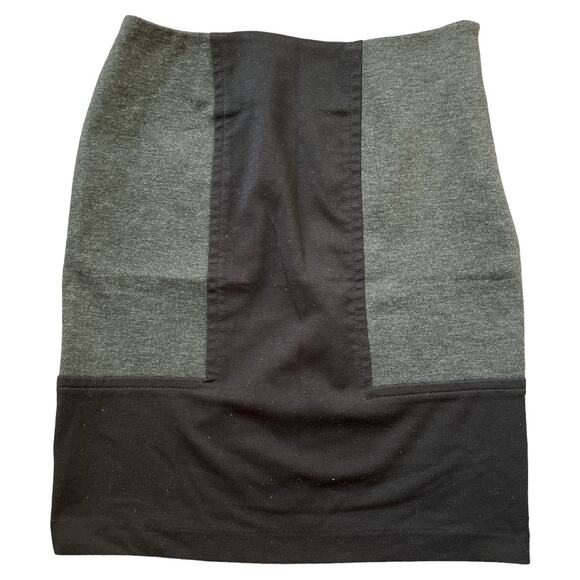 Worthington Gray Black Knee Length Pencil Skirt, US4 - Picture 2 of 5
